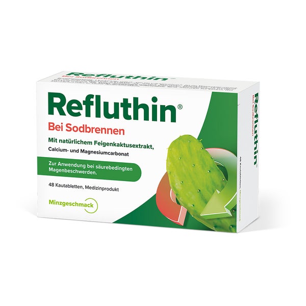 Refluthin Bei Sodbrennen Kautabletten Minze 48 St