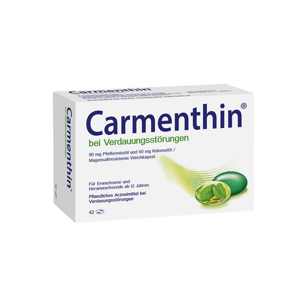 Carmenthin Bei Verdauungsstörungen Weichkapsel 42 St