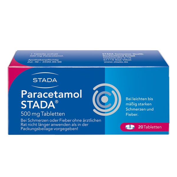 Paracetamol STADA 500mg Tabletten 20 St
