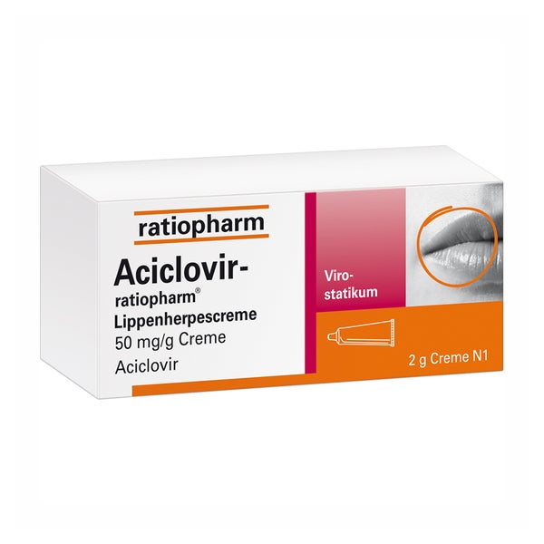 Aciclovir-ratiopharm Lippenherpescreme 2 g