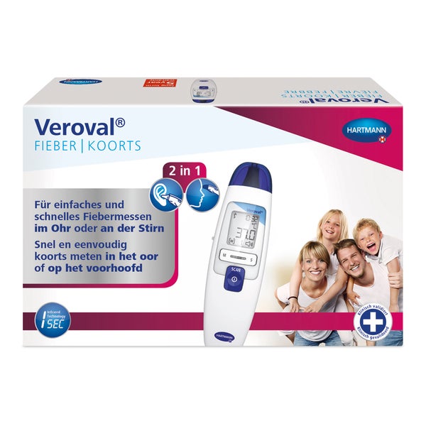 Veroval 2in1 Infrarot-fieberthermometer 1 St