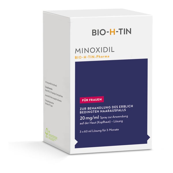 Minoxidil Bio-h-tin Pharma 20mg/ml Lösung 3X60 ml