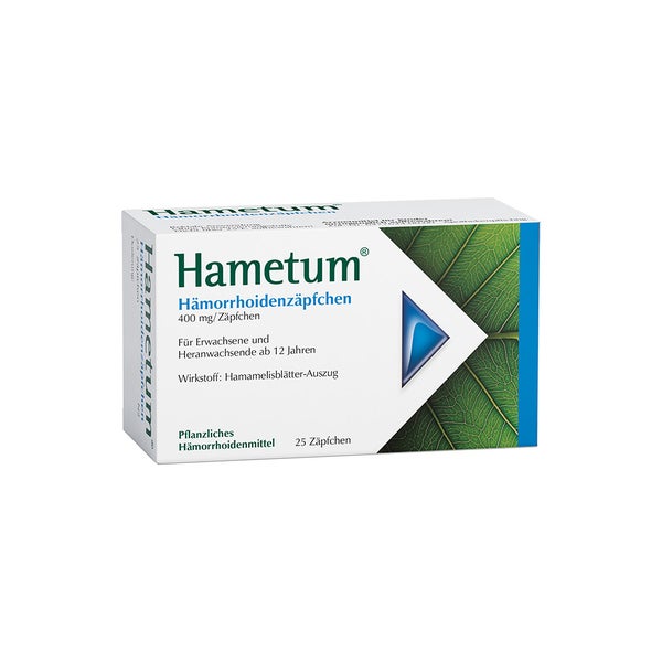Hametum Hämorrhoiden Zäpfchen 25 St