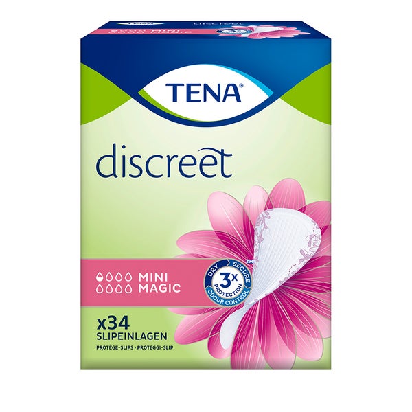 Tena Discreet Mini Magic Inkontinenz Slipeinlagen 6X34 St