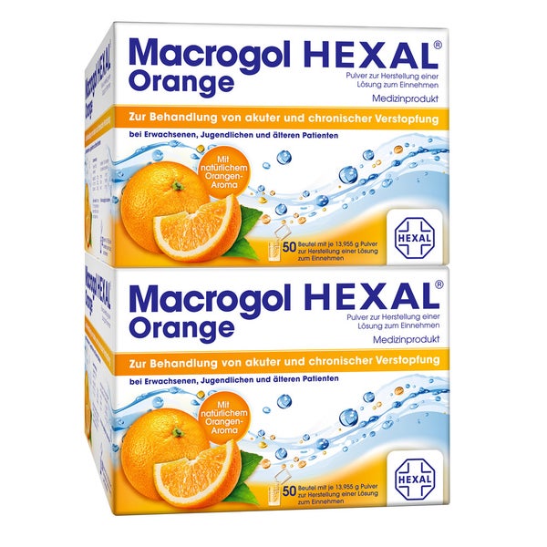 Macrogol Hexal Orange 100 St