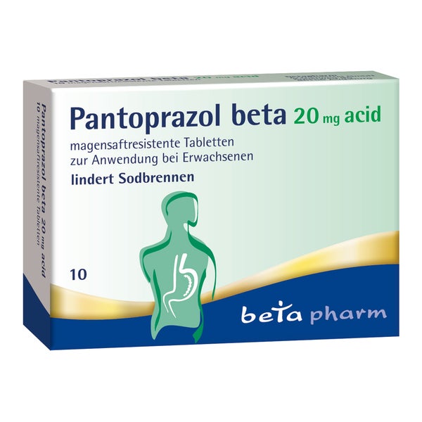 Pantoprazol Beta 20 Mg Acid Magensaftres.tabletten 10 St