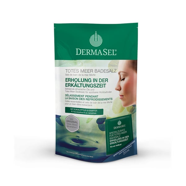 Dermasel Totes Meer Badesalz + Erkältungszeit Spa 1 P