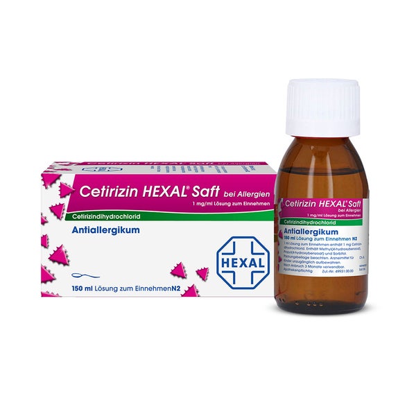 Cetirizin Hexal Saft Bei Allergien 150 ml