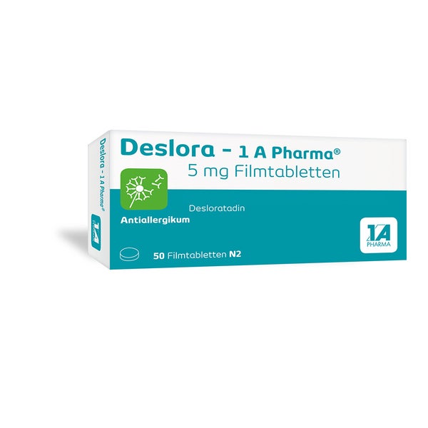 Deslora-1a Pharma 5mg Filmtabletten 50 St