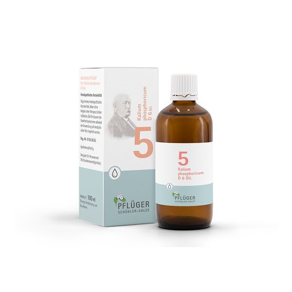 Biochemie Pflüger Nr. 5 Kalium Phosphoricum D 6 100 ml