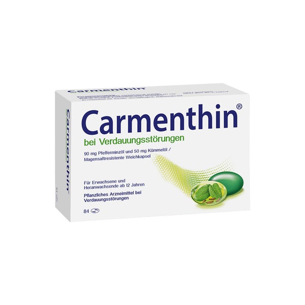 Carmenthin Bei Verdauungsstörungen Weichkapsel 84 St