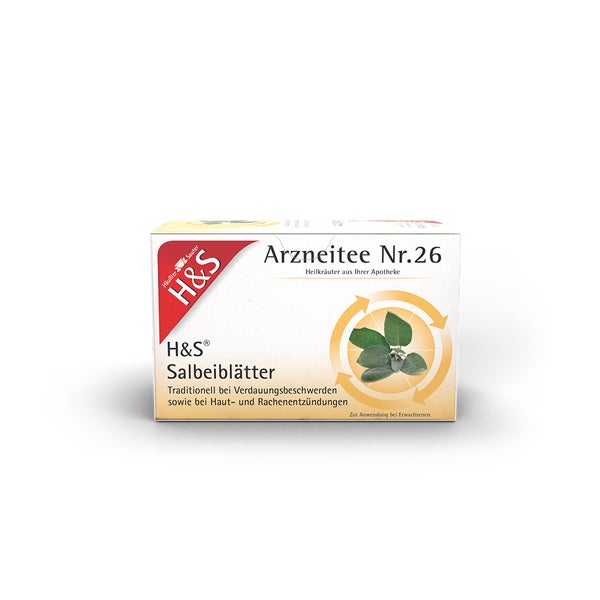 H&s Salbeiblaettertee 20X1,6 g