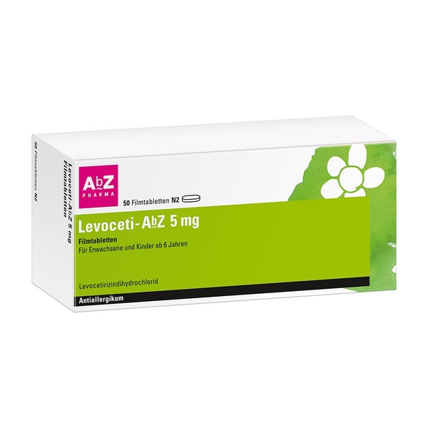 Levoceti-abz 5 Mg Filmtabletten 50 St