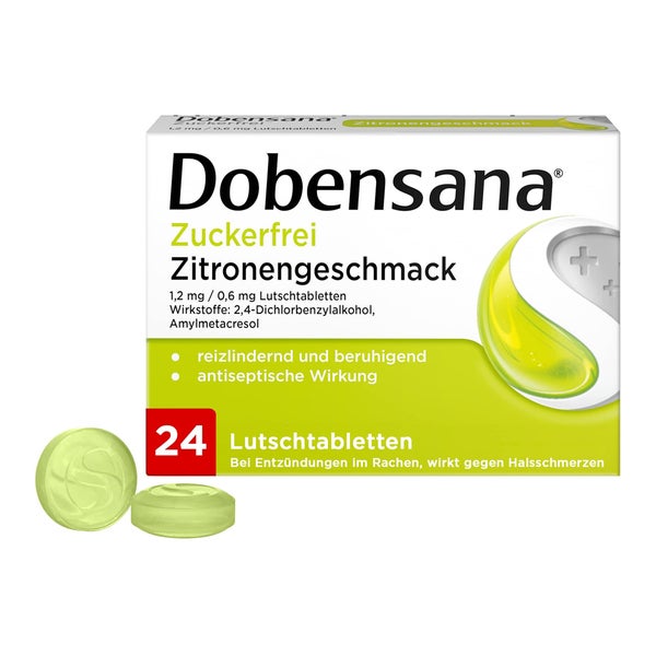 Dobensana Zuckerfrei Zitronengeschmack 1.2mg 24 St