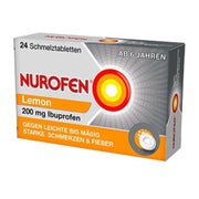 Nurofen 200 Mg Schmelztabletten Lemon 24 St