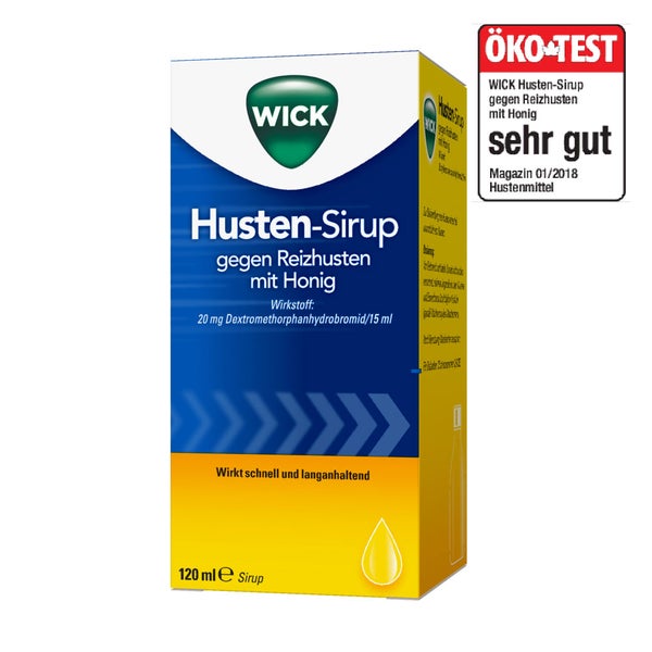 Wick Husten-sirup Gegen Reizhusten Mit Honig 120 ml