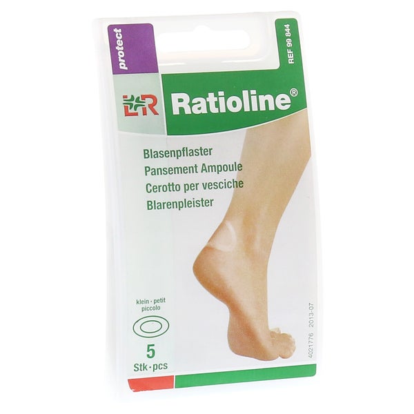 Ratioline Protect Blasenpflaster Klein 6x3.8cm 5 St