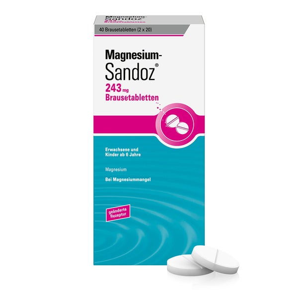 Magnesium-sandoz 243mg Brausetablette 40 St