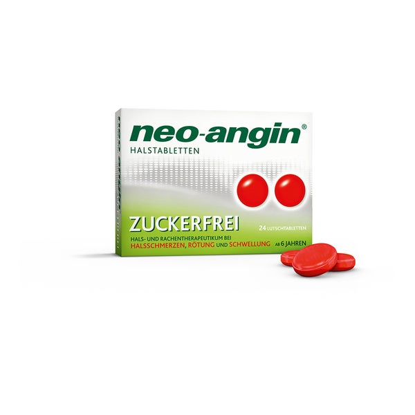 Neo-angin Halstabletten Zuckerfrei 24 St