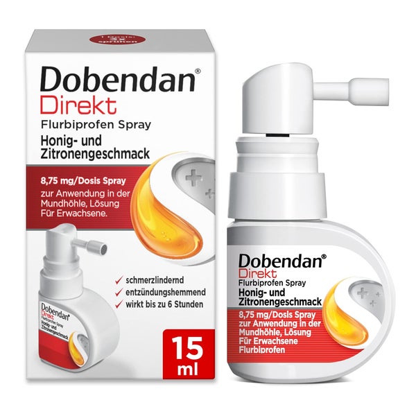 Dobendan Direkt Flurbiprofen Spray Honig & Zitrone 15 ml