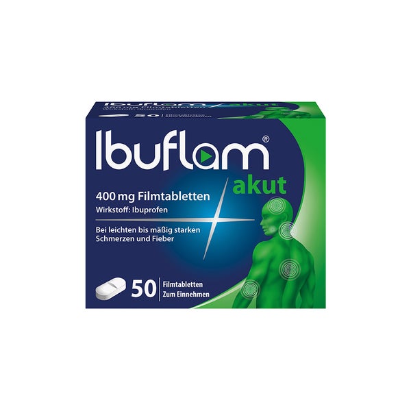 Ibuflam Akut 400mg Filmtabletten 50 St