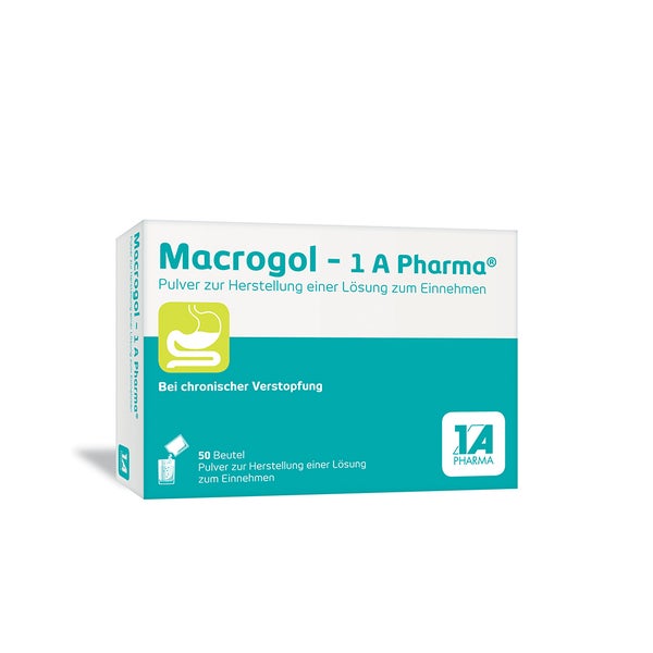 Macrogol - 1 A Pharma Plv.z.her.e.lsg.z.einnehmen 100 St