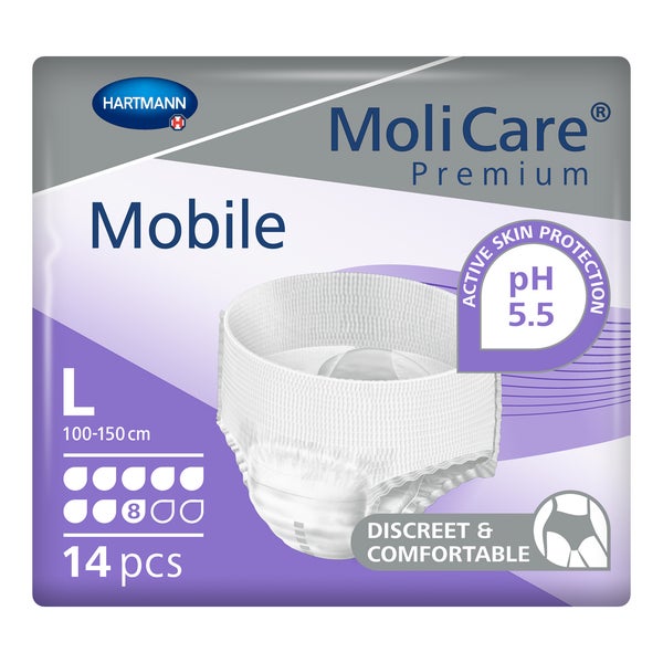 Molicare Premium Mobile 8 Tropfen Gr. L 14 St