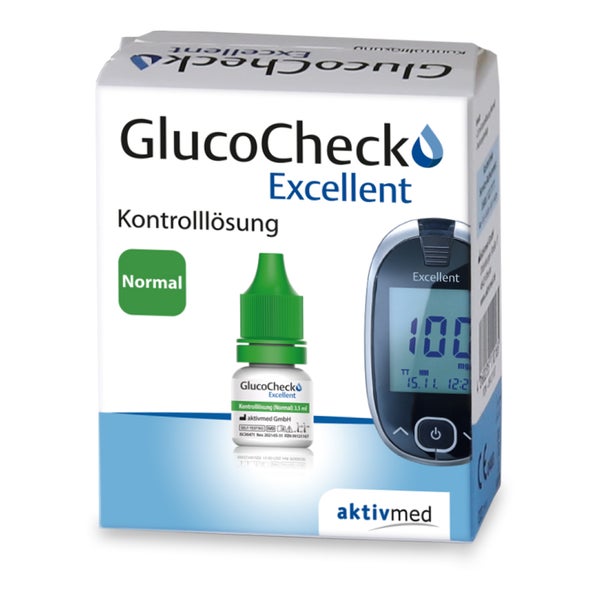 Glucocheck Excellent Kontroll-lösung Normal 4 ml