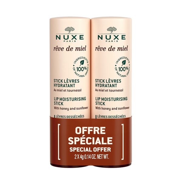 Nuxe Feuchtigkeitsspendener Lippenpflegestift Nf 2X4 g