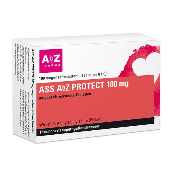 Ass Abz Protect 100 Mg Magensaftresistente Tabl 100 St
