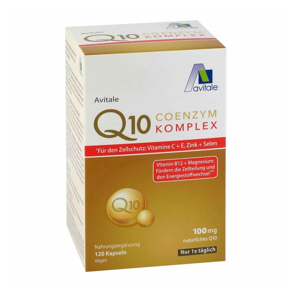 Coenzym Q10 100 Mg Kapseln+vitamine+mineralstoffe 120 St
