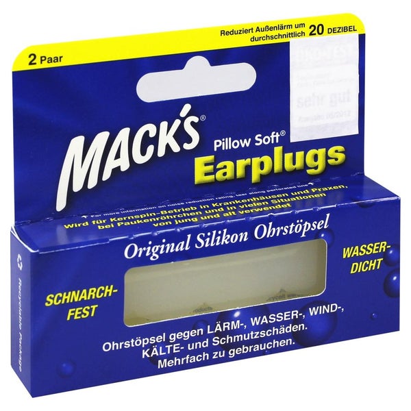Macks Earpluggs 2X2 St