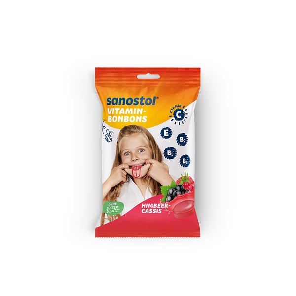 Sanostol Vitamin-bonbons Himbeer-cassis 75 g