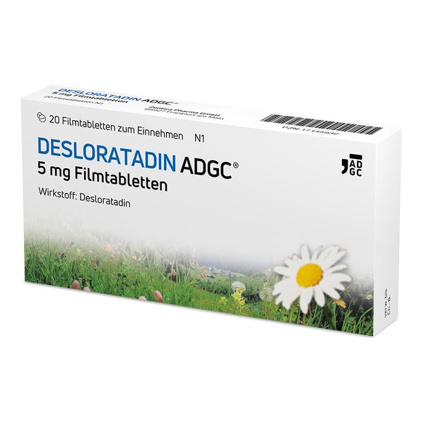 Desloratadin Adgc 5 Mg Filmtabletten 20 St