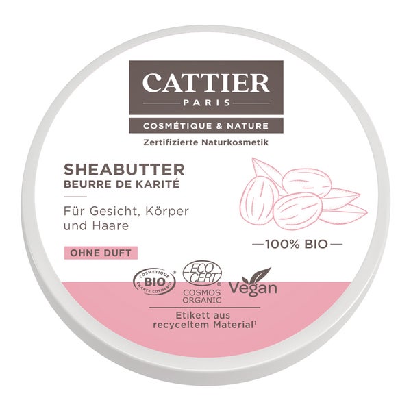 Cattier Sheabutter 100% Biologisch 100 g