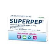 Superpep Reise Kaugummi Dragees 20mg 10 St