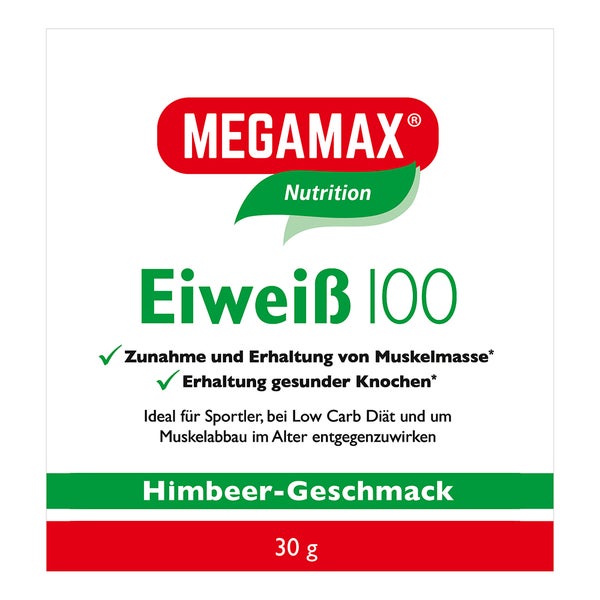 Eiweiss 100 Himbeer Megamax 30 g