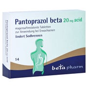 Pantoprazol Beta 20mg Acid Magensaftresist. Tabl. 14 St