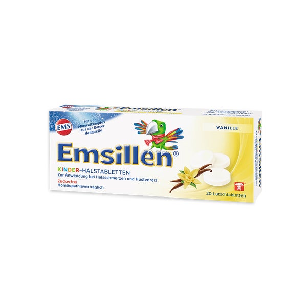 Emsillen Kinder-halstabletten Vanille 20 St
