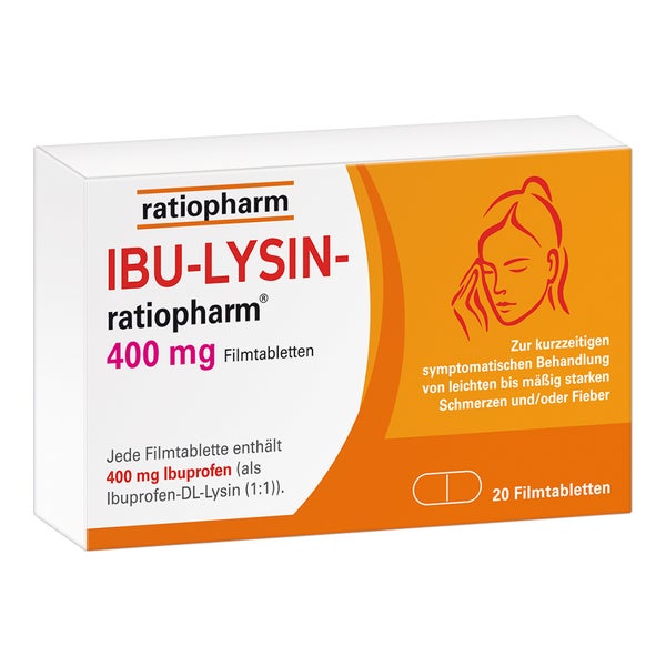 Ibu-lysin-ratiopharm 400 Mg Filmtabletten 20 St
