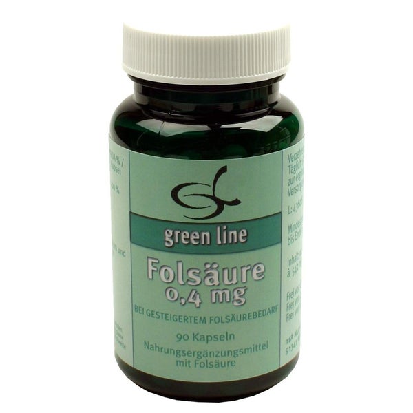 Folsäure 0,4 mg Kapseln 90 St