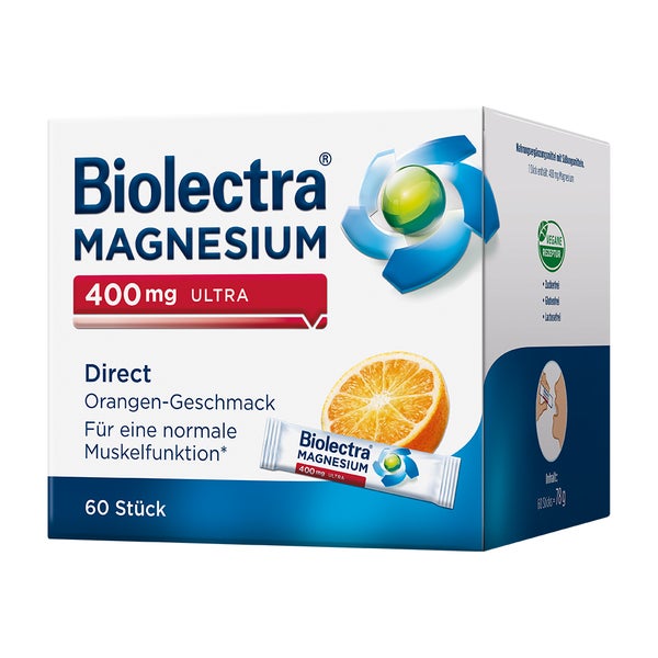 Biolectra Magnesium 400mg Ultra Direct Orange 60 St