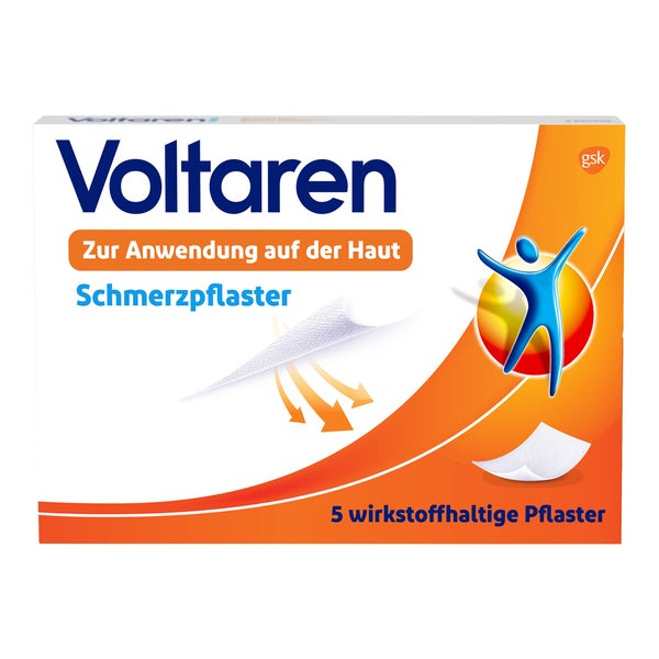 Voltaren Schmerzpflaster 140 Mg Wirkstoffh.pflast. 5 St