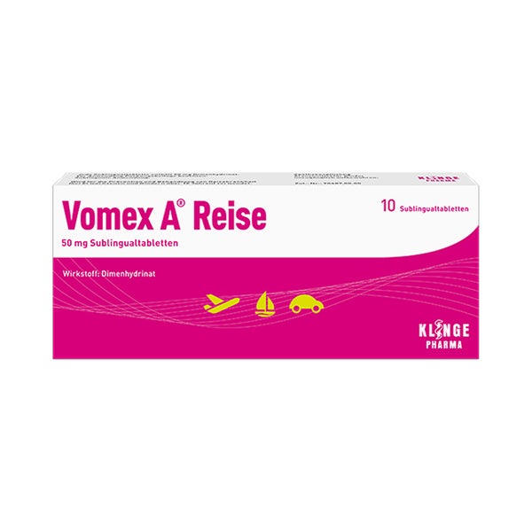 Vomex A Reise 50 Mg Sublingualtabletten 10 St