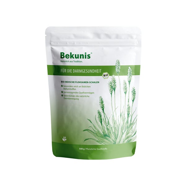 Bekunis Bio Indische Flohsamenschalen 500 g