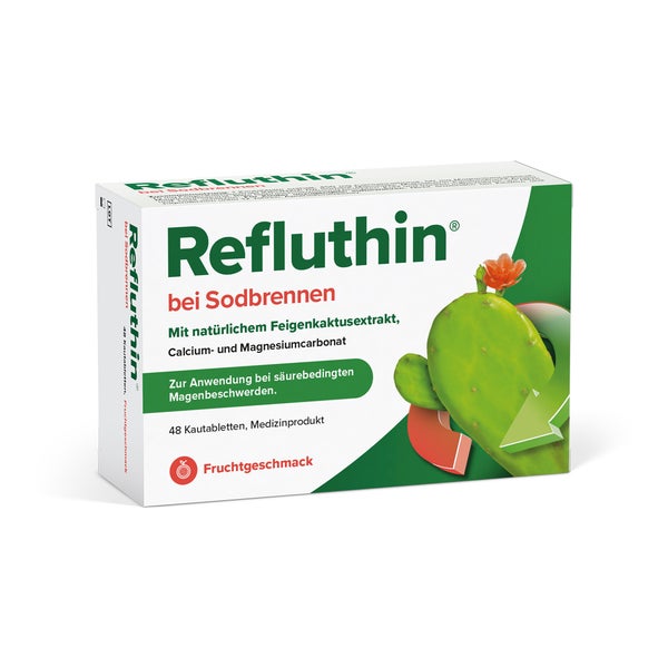 Refluthin Bei Sodbrennen Kautabletten Frucht 48 St