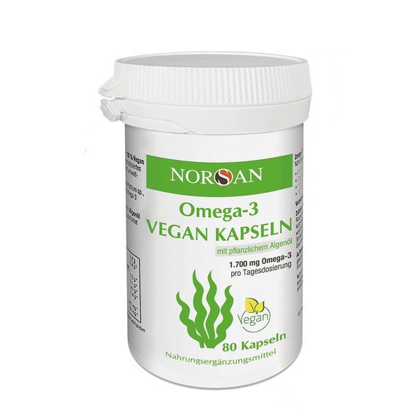 Norsan Omega-3 Vegan Kapseln 80 St