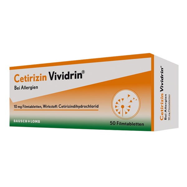 Cetirizin Vividrin 10mg Filmtabletten 50 St