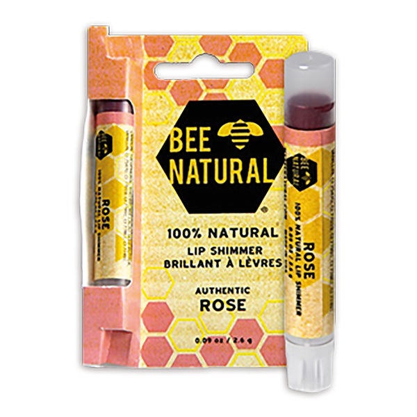 Bee Natural Lip Shimmer Rose 1 St