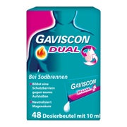 Gaviscon Dual 500mg/213mg/325mg Suspension Z.einn. 48X10 ml